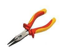 Faithfull Vde Long Nose Pliers - Multi Colour - Multi Colour - 150mm (6in)