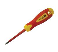 Faithfull Vde Soft Grip Phillips Screwdriver Ph1 80mm For Safety And Precision