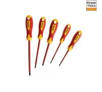 Faithfull Vde Soft Grip Screwdriver Set 5 Piece