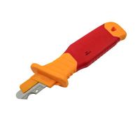 Faithfull Vde Stripping Knife With Hook Blade 190Mm - FAITKVDEH in Red Faithfull Red