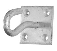 Faithfull Wall Hook On Plate Galvanised