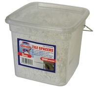 Faithfull Wall & Floor Tile Spacer FAITLSP51000 Long Leg 5mm Tub of 1000
