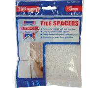 Faithfull Wall Tile Spacers 5mm Pack of 250