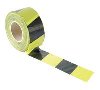 Faithfull Barrier Tape 70MM X 500M Black/Yellow