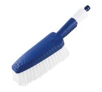 Faithfull Water Flow Hand Brush - Stiff Bristles | Stiff Water Flow Brush with Adjustable Water Control, Non-Slip Grip and Hose Pipe Connection for Heavy-Duty Outdoor Cleaning