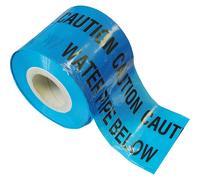 Faithfull Warning Tape 365m Water FAITAPEUWAT
