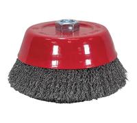 Faithfull 0112514130 Wire Cup Brush 125Mm M14X2 0.30Mm Steel Wire