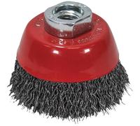 Faithfull Wire Cup Brush 0106014130 – Crimped 60mm M14x2 0.30mm Steel Wire