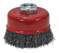 Faithfull WBC80 Wire Cup Brush 80 x M14 x 2 / 0.30mm