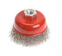 Faithfull 0108014430 Wire Cup Brush 80Mm M14X2 0.30Mm Stainless Steel Wire