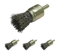 Faithfull WBS25E 25 x 6mm Wire End Brush with 0.30mm Shank (Pack of 4)