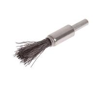 Faithfull Flat End Crimped Wire Brush 12mm 6mm Shank