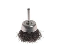 Faithfull Wire Brush Shaft Mounted Multi Colour (50 X 20mm 0.30mm)
