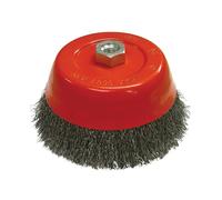 Faithfull Wire Cup Brush 150mm M14x2, 0.30mm Steel Wire - FAIWBC150