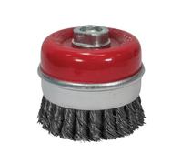Faithfull Wire Cup Brush Twist Knot 65mm, 80mm, 100mm | M10, M14 | 0.50mm |Range