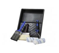 Faithfull Wood Care Paint Brush & Roller Kit, 6 Piece Multi Colour (One Size)