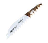 Faithfull Wood Cutting Carbide Sabre Saw Blade - 3 TPI Compact Straight-Cut Blade, Compatible with Common S-Shank Reciprocating Saws for Softwood & Hardwood - 152mm (6 in)