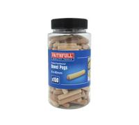 Faithfull Wood Dowels Fluted | 30 x 6mm OR 40 x 8mm, 10mm | Pack of 35 to 300