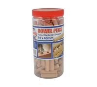 Faithfull Wood Dowels Fluted 40 X 10Mm (Tub 100)