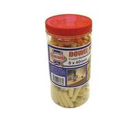 Faithfull Wood Dowels Fluted 40 x 8mm (Tub 150)