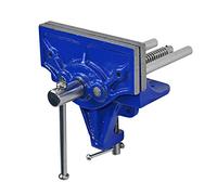 Faithfull FAIV34 Clamp Mounted Woodworking Vice 150 mm (6 Inch) Jaw Width, Blue