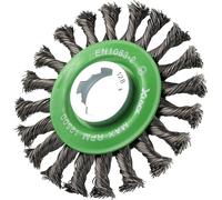 Faithfull X-LOCK Conical Wire Brush 115 x 12mm Stainless Steel