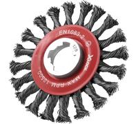 Faithfull X Lock Conical 0.5mm Steel Wire Brush 115mm X-Lock