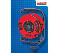 Faithfull XMS25CR40M FAI/FULL CABLE REEL 240V 40M 13A 1.25MM CABLE HD