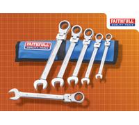 Faithfull XMS25SPANNER 6PCE Combination Spalnner Set