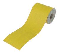 Faithfull 000221 Aluminium Oxide Sanding Paper Roll Yellow 115Mm X 10M 80G