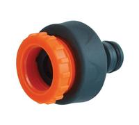 Faithfull Ym5812E Plastic Tap Hose Connector 1/2 & 3/4In Faihosepltc