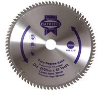 Faithfull Zero Degree TCT Circular Saw Blade 250mm 80T 30mm