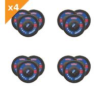 Faithfull Zirconia Abrasive Jumbo Flap Disc 125 x 22mm 40 Grit (3 Pack) - 4 Pack