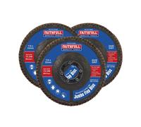 Faithfull Zirconia Abrasive Jumbo Flap Discs