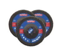 Faithfull Zirconia Abrasive Jumbo Flap Discs