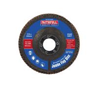 Faithfull Zirconia Abrasive Jumbo Flap Discs