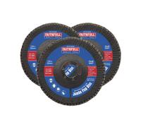 Faithfull Zirconia Abrasive Jumbo Flap Discs