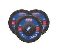 Faithfull Zirconia Abrasive Jumbo Flap Discs