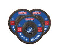 Faithfull Zirconia Abrasive Jumbo Flap Discs