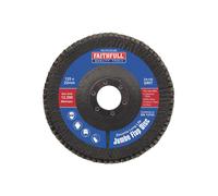 Faithfull Zirconia Abrasive Jumbo Flap Discs