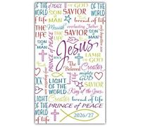 Faithfully Yours 2026-2027 Pocket Calendar and Planner (The Names of Jesus)