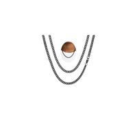 FaithHeart Chunky Miami Cuban Link Chain Necklace for Men - Gold Plated/Black Stainless Steel Hip Hop Chains Necklaces, 6/10/14mm Width 18/20/22/24/26/28 Inch Length, with Gift Box, Length 30 Inches