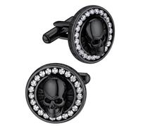 FaithHeart Mens Cufflinks, Norse Viking Tuxedo Shirt Cuff Links, Stainless Steel Cuff Links and Shirt Studs, Gift Box, One Size, Stainless Steel, no gemstone