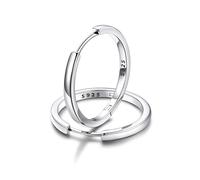 FaithHeart Silver Earrings for Women Sterling Silver Hoops Earring 20mm Minimal Endless Loops Earring for Grandma Nanny
