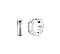 FaithHeart Silver Hoop Earrings Mens Tiny Hoops 7mm Small Silver Huggie Earring Stainless Steel Cartilage Piercing Ear Jewellery