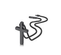 FaithHeart Stainless Steel Solid Thick Cross Necklace for Men, Hypoallergenic High Polish Silver Black Gold Cross Pendant with Box Chain, Christian Religious Jewelry Gifts, 16"-24", 20 inches