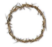 FaithHopeLove Jesus Crown of Thorns, Decay-Resistant Crown of Thorns - JesusChrist Symbol, Perfect for Church Events and Home Decor, JesusCrown Lifesize 8 inch (Gold)