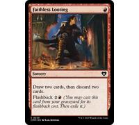 Faithless Looting (foil) | Commander Masters