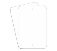 Faittoo Blank Write-On Metal Sign, 2-Pack 18 x 12 Inches Rust Free Aluminum, UV Protected, Waterproof, Weather Resistant, Durable Ink, Easy to Mount