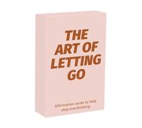 Faivykyd Art of Letting Go Affirmation Cards - Mental Health & Mindfulness Tools for Women to Stop Overthinking & Relieve Stress - Self Care for Besties, Coworkers & Female Friends, Positive Gifts